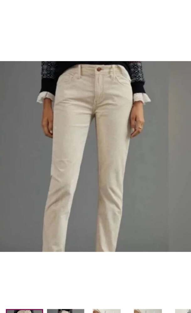 Pilcro and the Letterpress The Slim Boyfriend Corduroy Pants